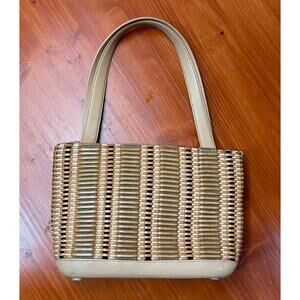 Monsac Woven Leather Bag